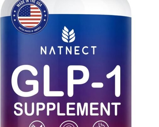 Natnect GLP-1 Supplement for Weight Loss, Appetite Control and Metabolism (60 Caps)