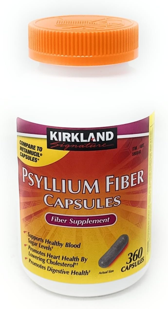 Fiber Capsules Kirkland Therapy for Regularity/Fiber Supplement, 360 capsules