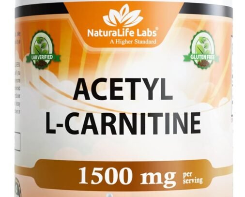 NaturaLife Labs Acetyl L-Carnitine (ALCAR) 1500 mg per Serving
