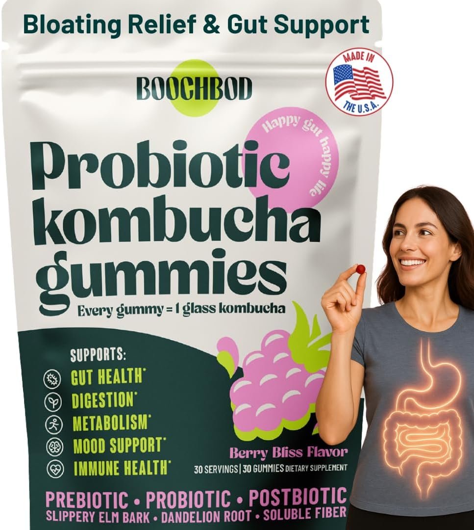 BoochBod Probiotic Kombucha Gummy