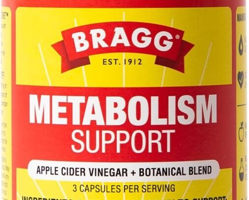 Bragg Metabolism Natural GLP-1 Support Apple Cider Vinegar Capsules