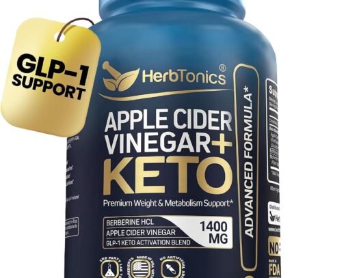 Herbtonics Apple Cider Vinegar + Keto Advanced with Berberine
