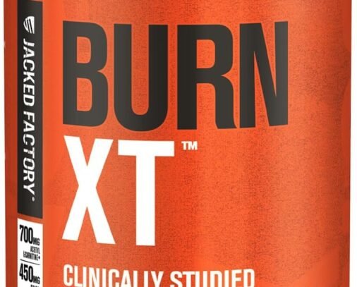 Jacked Factory Burn-XT Clinically Studied Fat Burner & Weight Loss Supplement