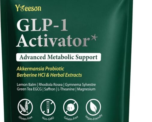 Yoeeson GLP-1 Weight Management Appetite Control with Berberine, 90 Caps, 45-Day