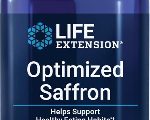 Life Extension Optimized Saffron, Appetite Support, 60 Capsules