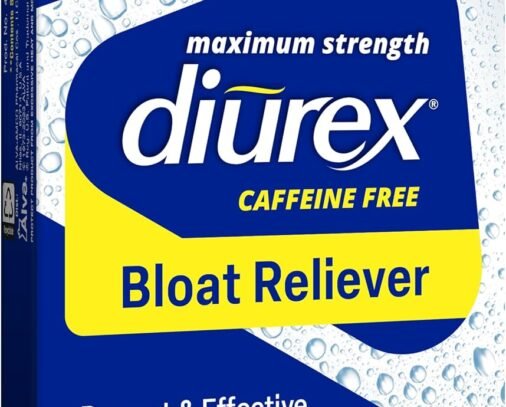 Diurex Caffeine-Free Bloat Relief, Maximum Strength, Relieve Water Bloat Discomfort, Up