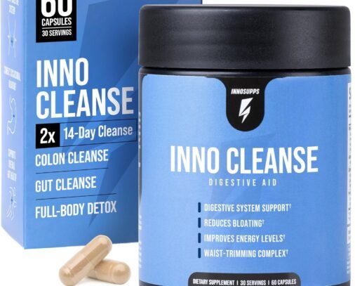 InnoSupps Inno Cleanse 2X 14 Day Colon Cleanse & Detox Flush, 4 Week Supply