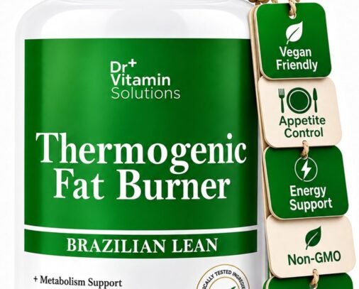 DR VITAMIN SOLUTIONS Thermogenic Fat Burner for Women, Weight Loss Pills, 60 Capsules