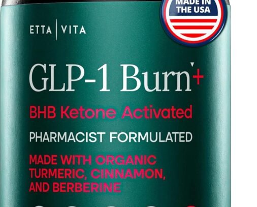Etta Vita GLP-1 Supplement for Appetite Support with BHB Ketones, ACV, Berberine HCL