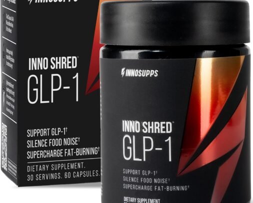 InnoSupps Inno Shred GLP-1 Thermogenic Fat Burner & Appetite Support, 30 Servings