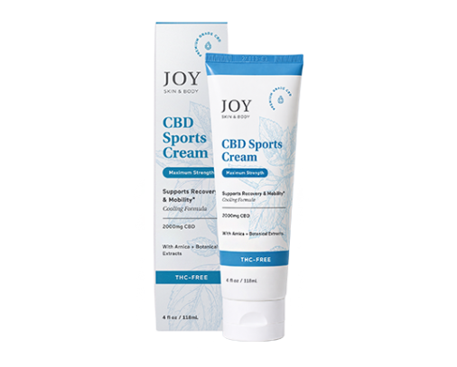 Joy Organics THC-Free CBD Sports Cream