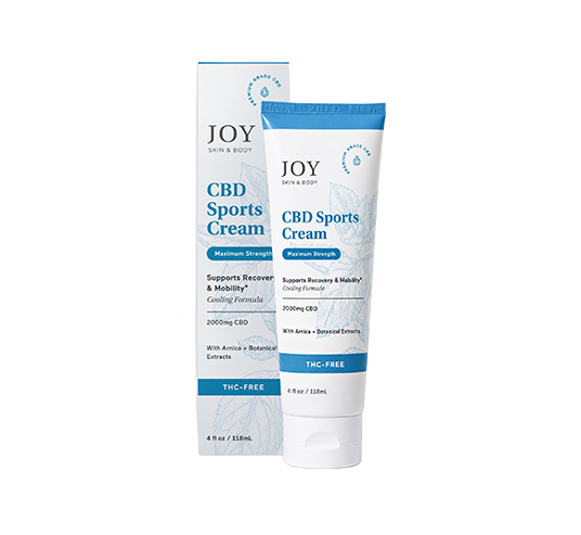 Joy Organics THC-Free CBD Sports Cream