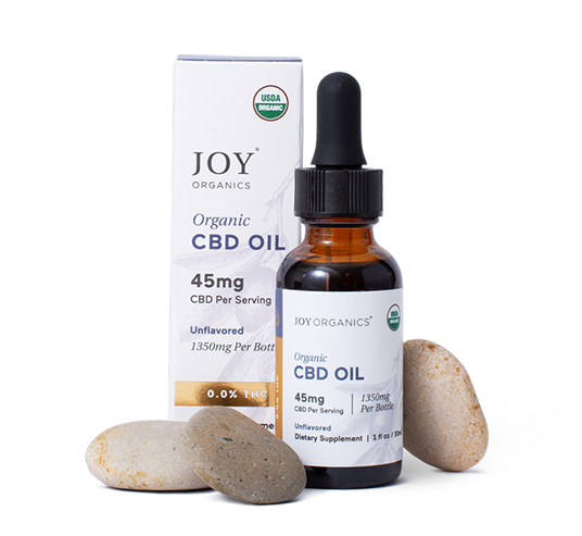 Joy Organics Organic THC-Free CBD Tincture (Unflavored)