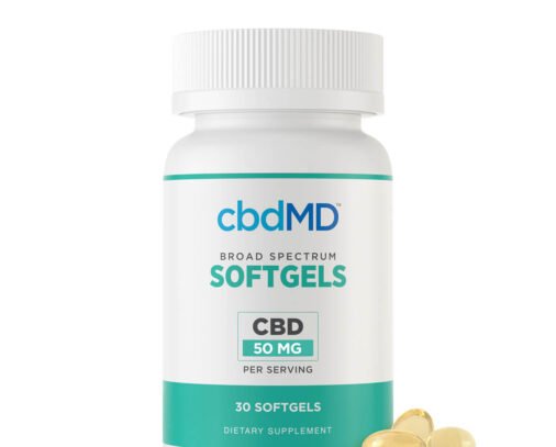 cbdMD Broad Spectrum CBD Softgels