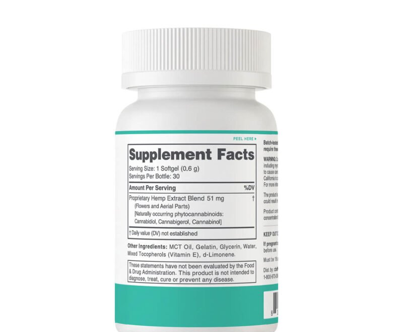 CSG 30 1500 cbdMD PDP Broad Spectrum CBD Softgels_Front 1200x1200 back 780x658