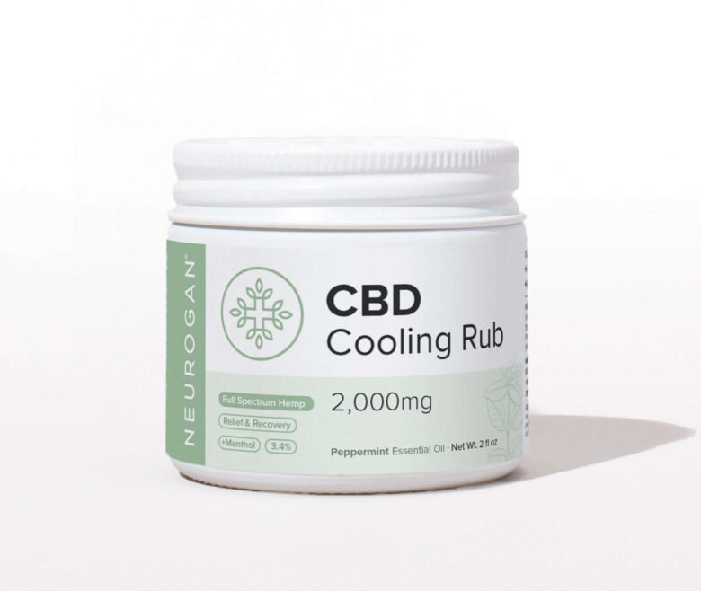 Neurogan_CBD_Cooling_Rub_2000mg_Peppermint_shadow 780x658