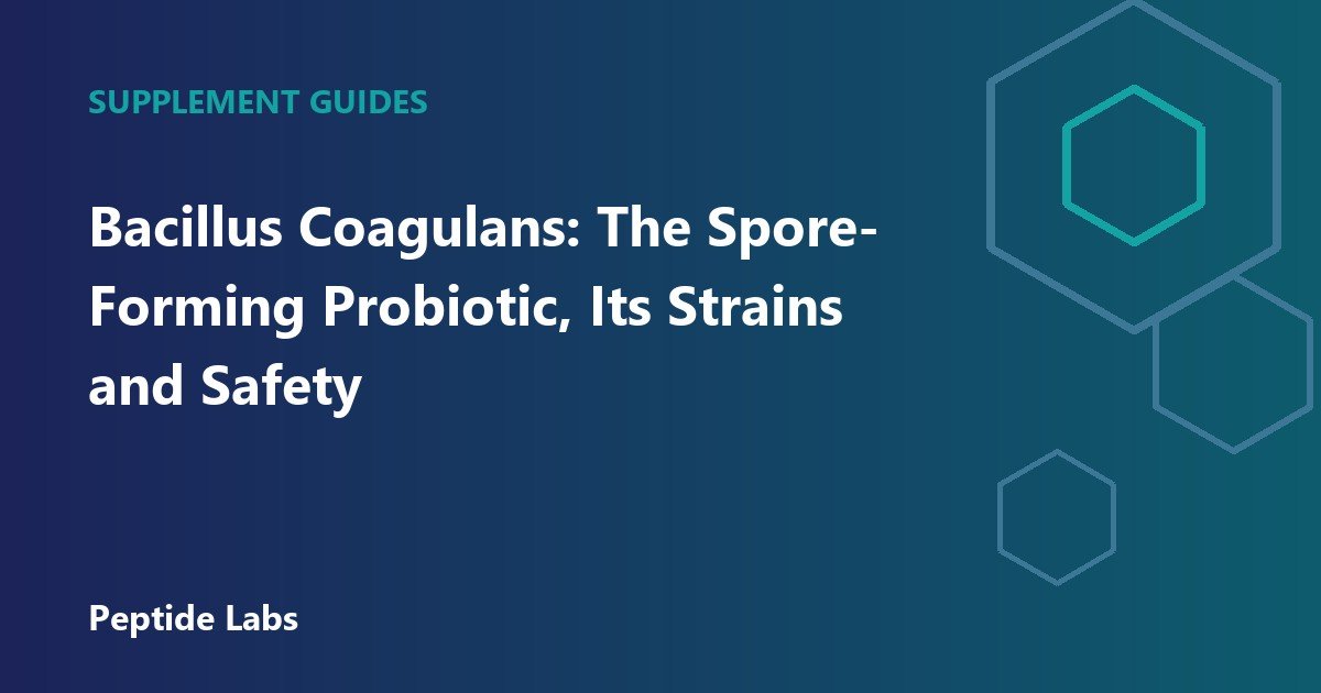 Bacillus Coagulans: The Spore-Forming Probiotic, Its Strains and Safety