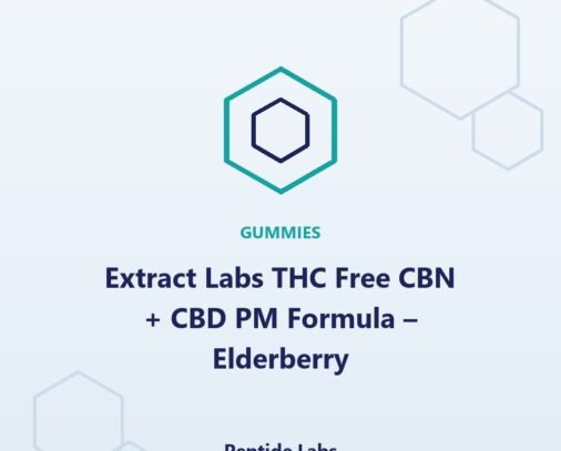 Extract Labs THC Free CBN + CBD PM Formula – Elderberry