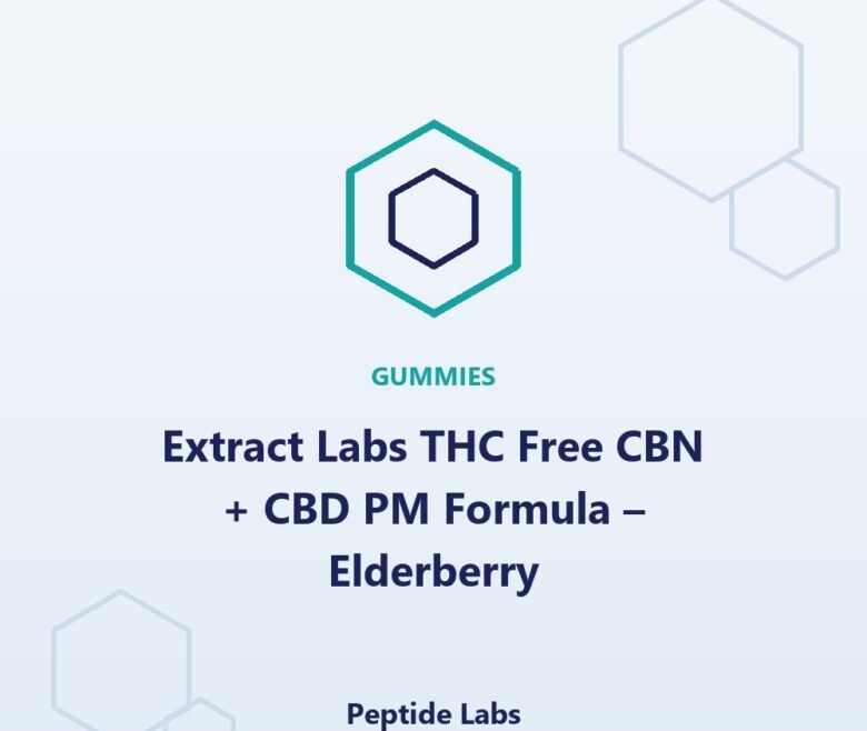 Extract Labs THC Free CBN + CBD PM Formula – Elderberry