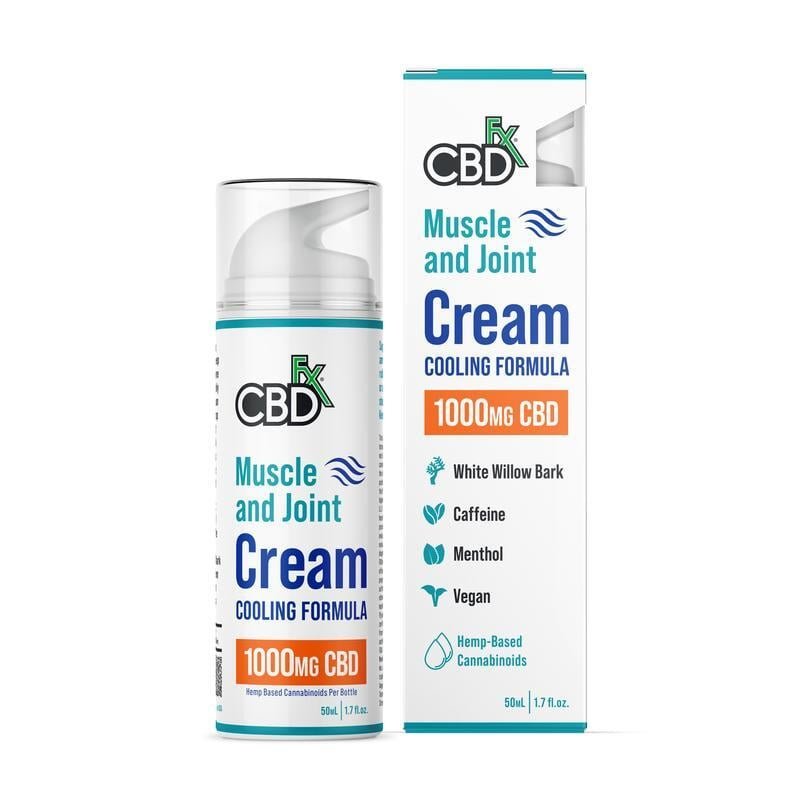 CBDfx CBD Cream For Muscle & Joint: Cooling Formula