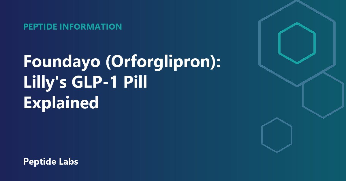 Foundayo (Orforglipron): Lilly's GLP-1 Pill Explained
