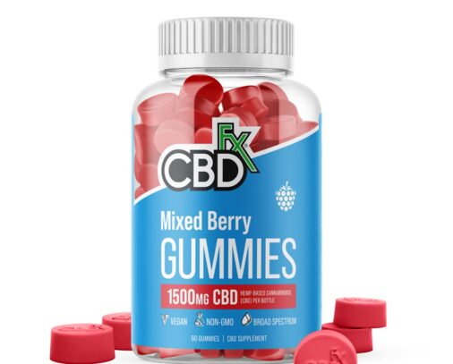 CBDfx Original Mixed Berry CBD Gummies