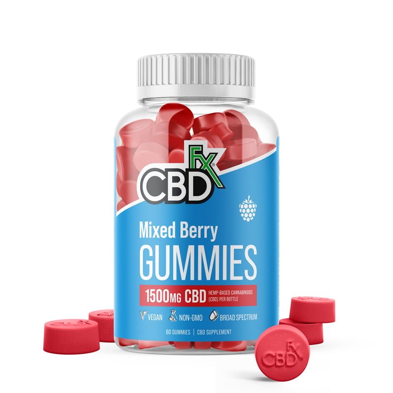 CBDfx Original Mixed Berry CBD Gummies