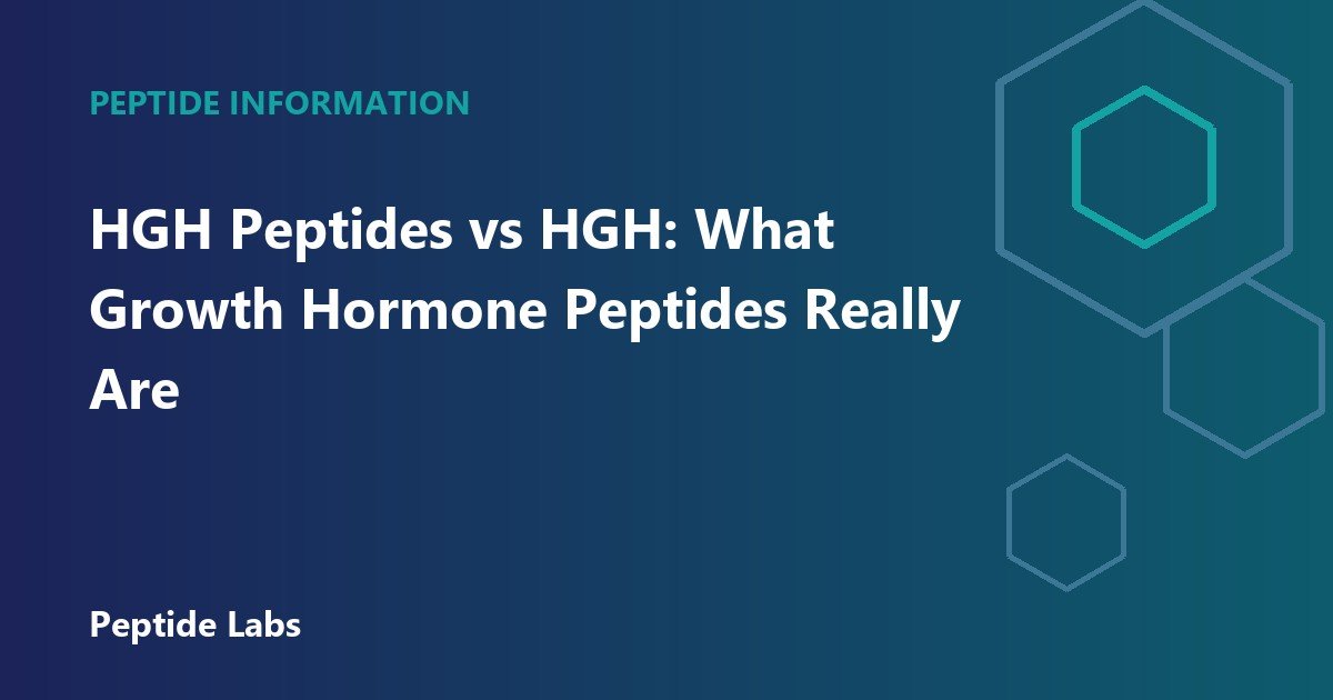 HGH Peptides vs HGH: What Growth Hormone Peptides Really Are