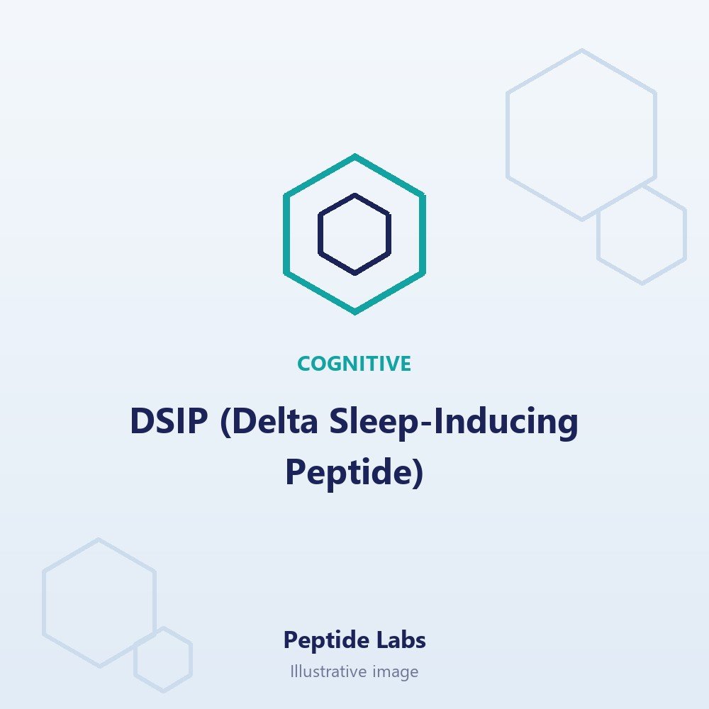 DSIP (Delta Sleep-Inducing Peptide) (illustrative image)