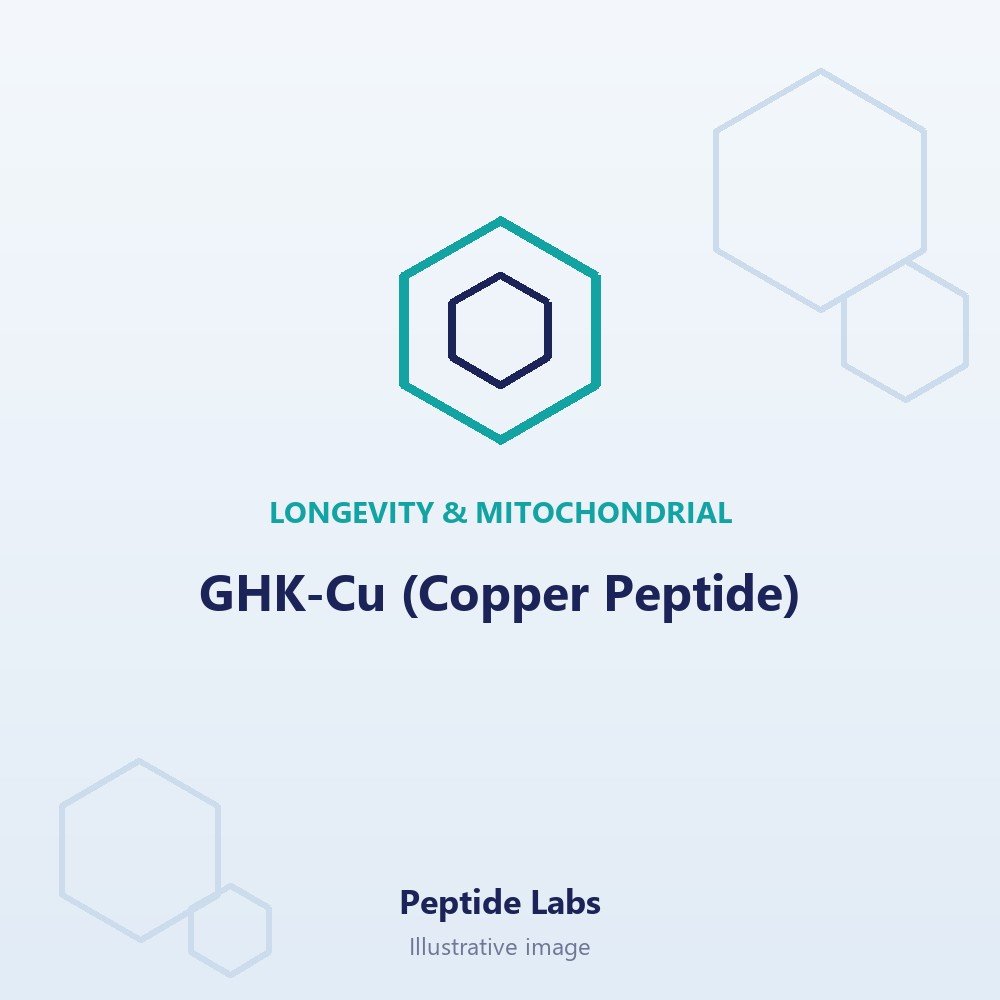 GHK-Cu (Copper Peptide) (illustrative image)