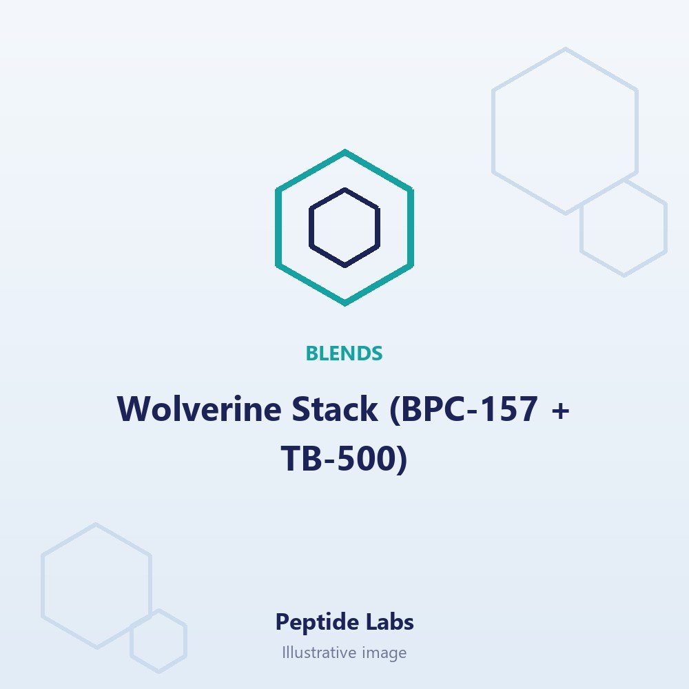 Wolverine Stack (BPC-157 + TB-500) (illustrative image)