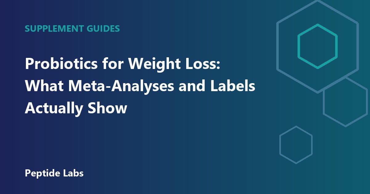 Probiotics for Weight Loss: What Meta-Analyses and Labels Actually Show