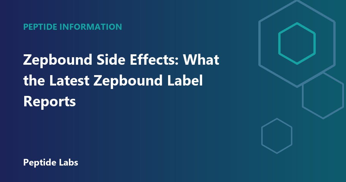 Zepbound Side Effects: What the Latest Zepbound Label Reports
