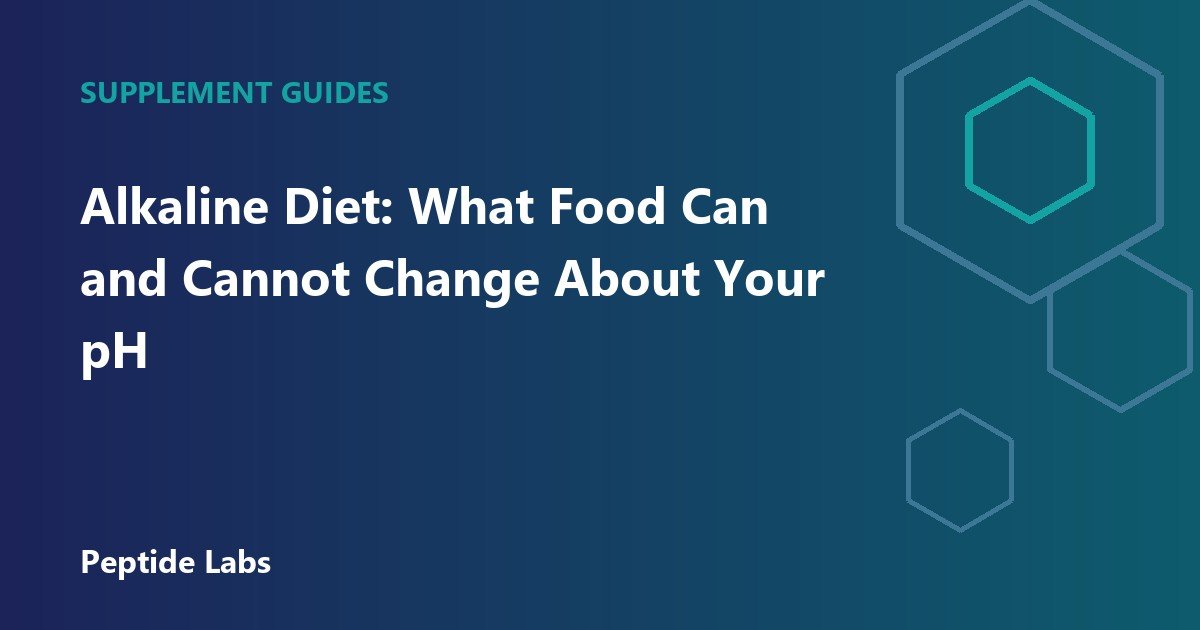 Alkaline Diet: What Food Can and Cannot Change About Your pH