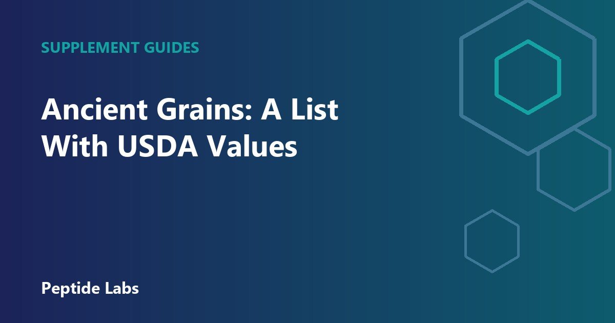 Ancient Grains: A List With USDA Values