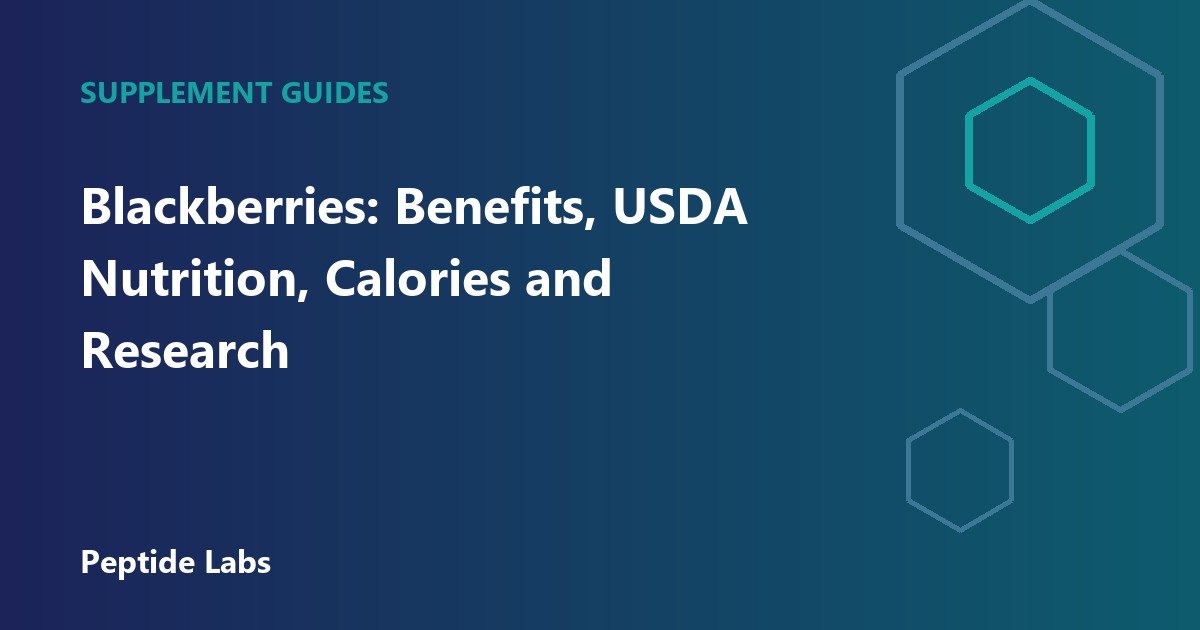 Blackberries: Benefits, USDA Nutrition, Calories and Research