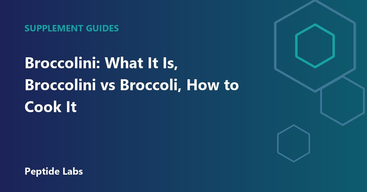 Broccolini: What It Is, Broccolini vs Broccoli, How to Cook It
