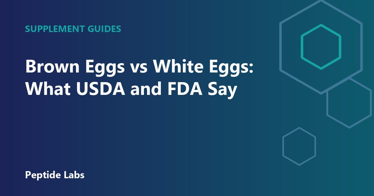 Brown Eggs vs White Eggs: What USDA and FDA Say