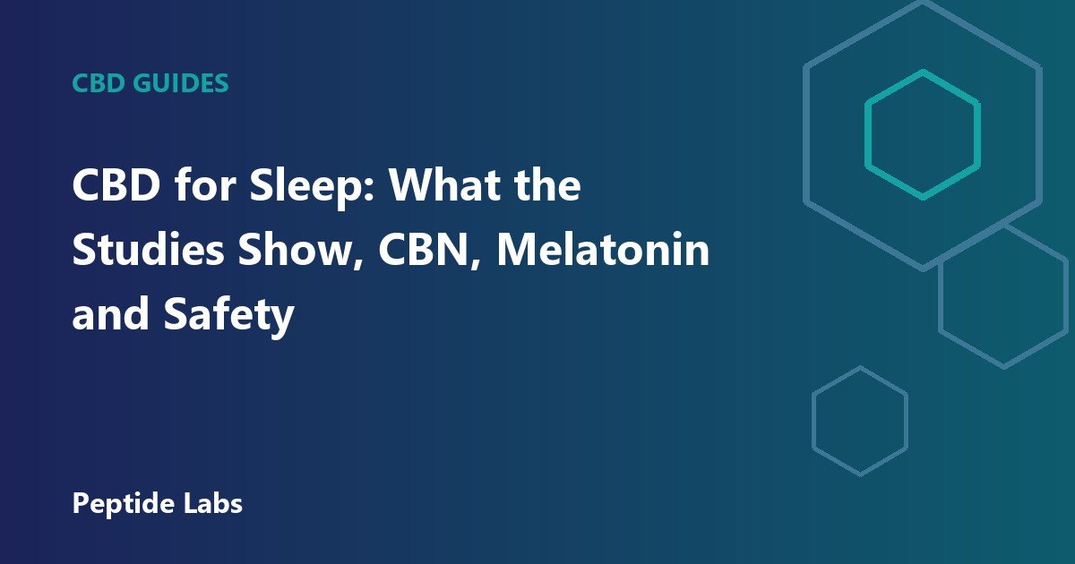 CBD for Sleep: What the Studies Show, CBN, Melatonin and Safety