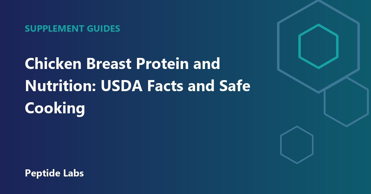 Chicken Breast Protein and Nutrition: USDA Facts and Safe Cooking