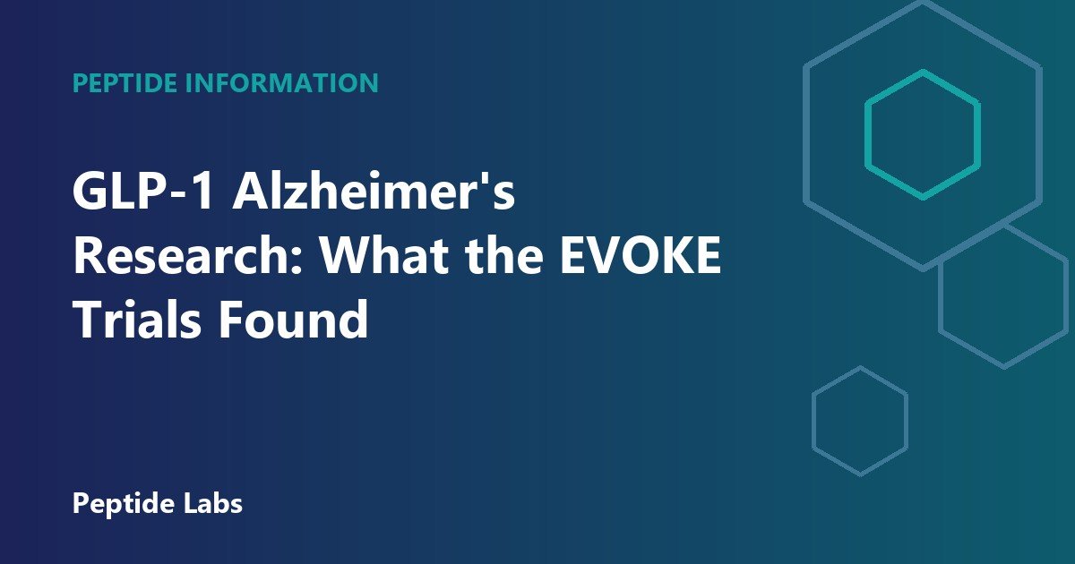 GLP-1 Alzheimer's Research: What the EVOKE Trials Found