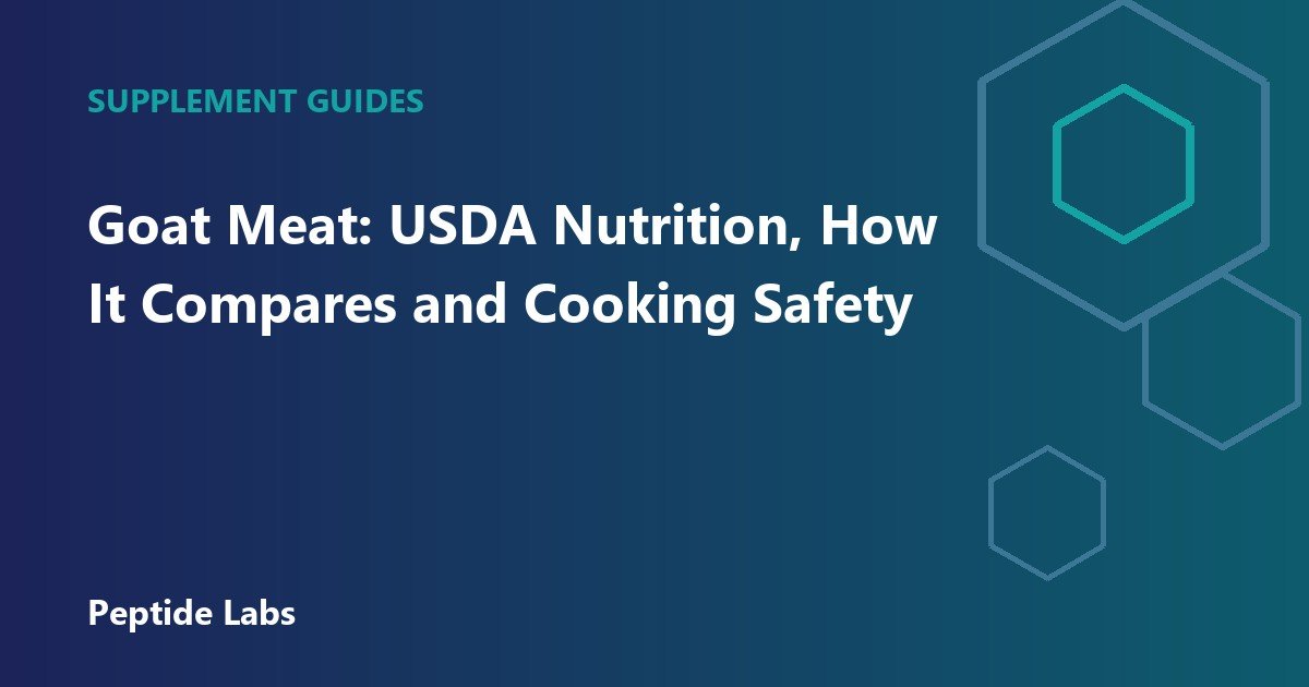 Goat Meat: USDA Nutrition, How It Compares and Cooking Safety