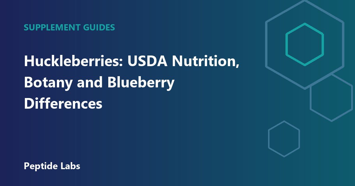 Huckleberries: USDA Nutrition, Botany and Blueberry Differences