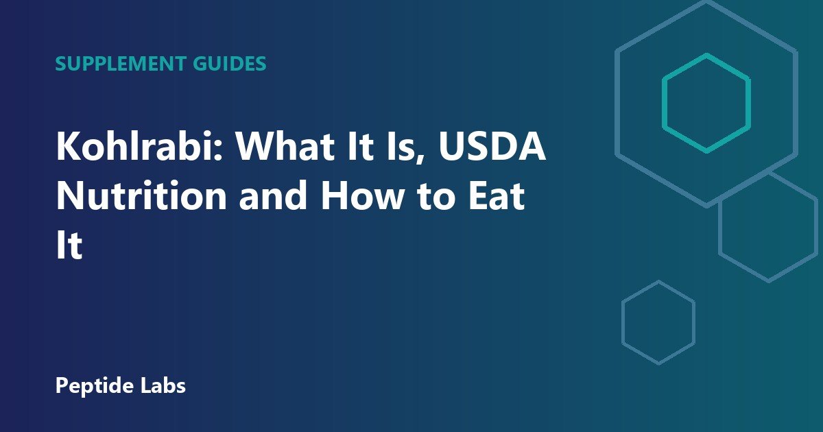 Kohlrabi: What It Is, USDA Nutrition and How to Eat It