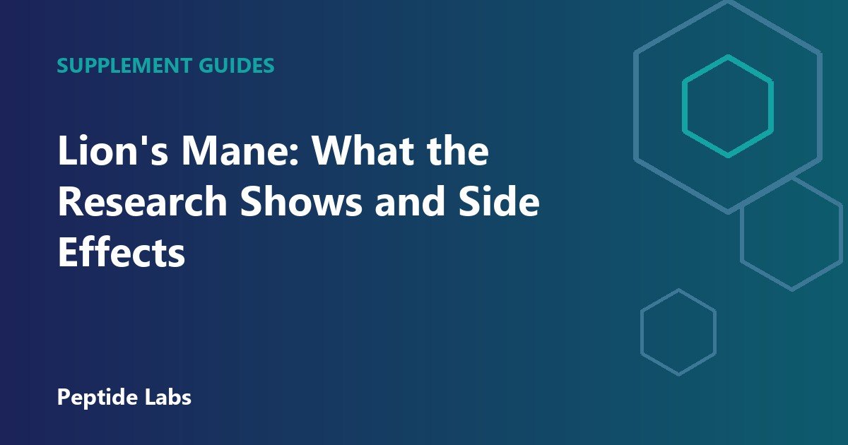 Lion's Mane: What the Research Shows and Side Effects