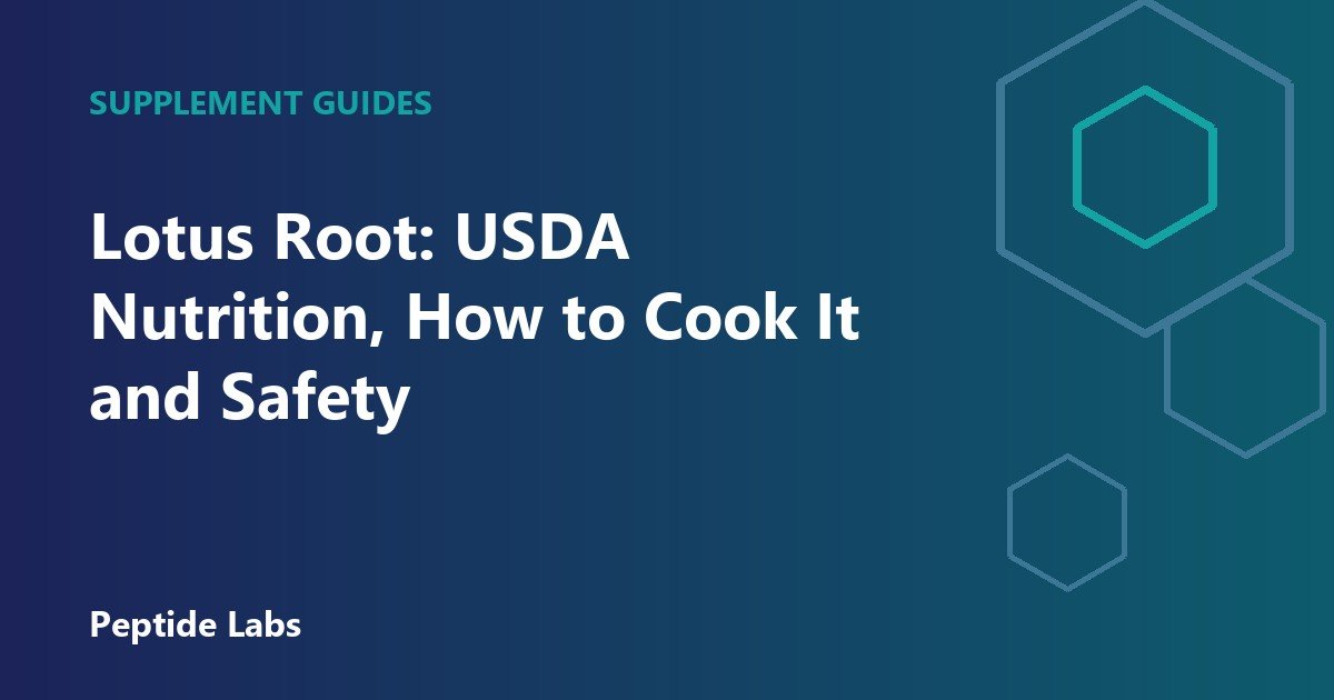 Lotus Root: USDA Nutrition, How to Cook It and Safety