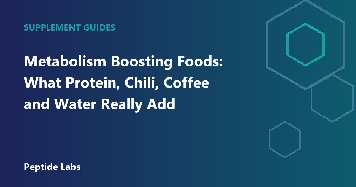 Metabolism Boosting Foods: What Protein, Chili, Coffee and Water Really Add