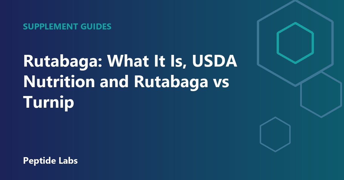 Rutabaga: What It Is, USDA Nutrition and Rutabaga vs Turnip