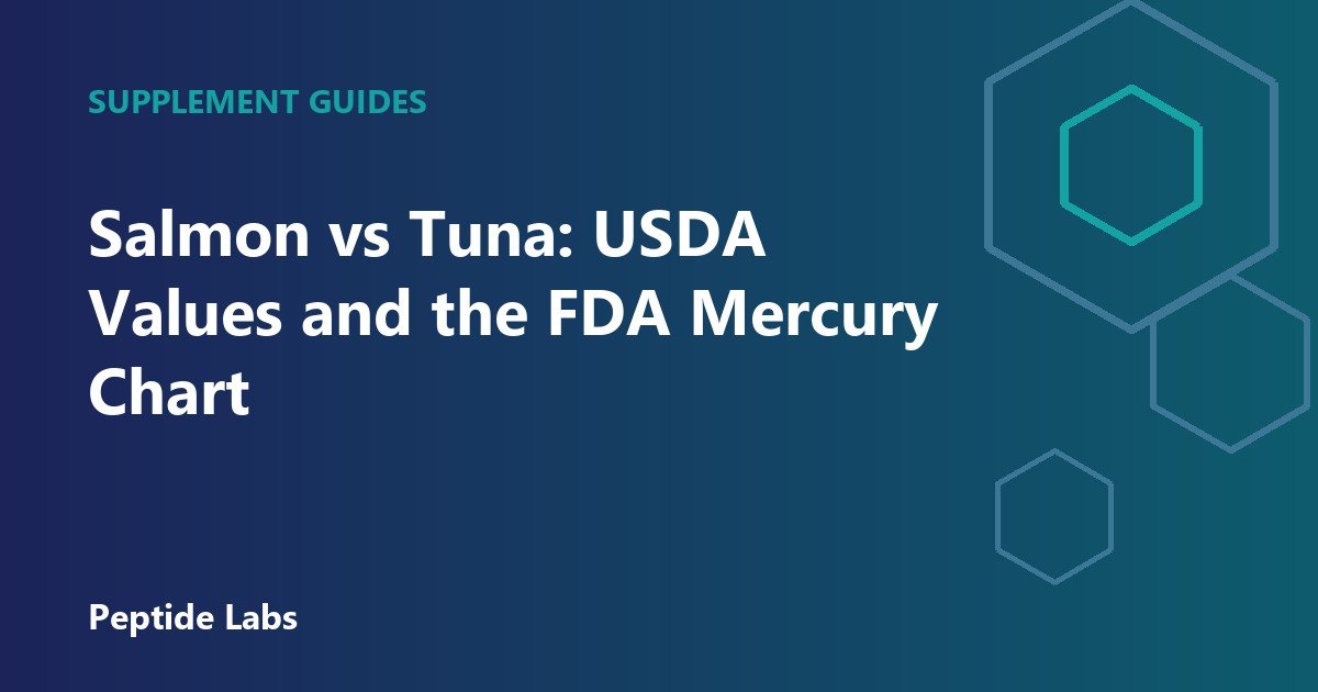 Salmon vs Tuna: USDA Values and the FDA Mercury Chart
