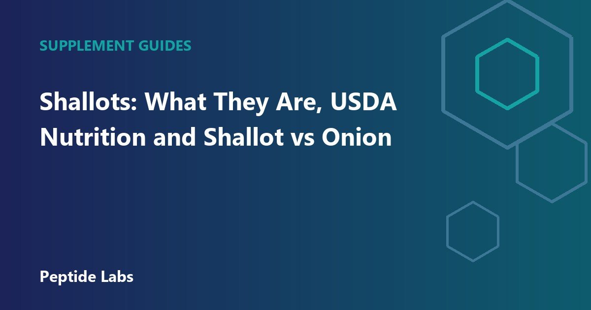 Shallots: What They Are, USDA Nutrition and Shallot vs Onion